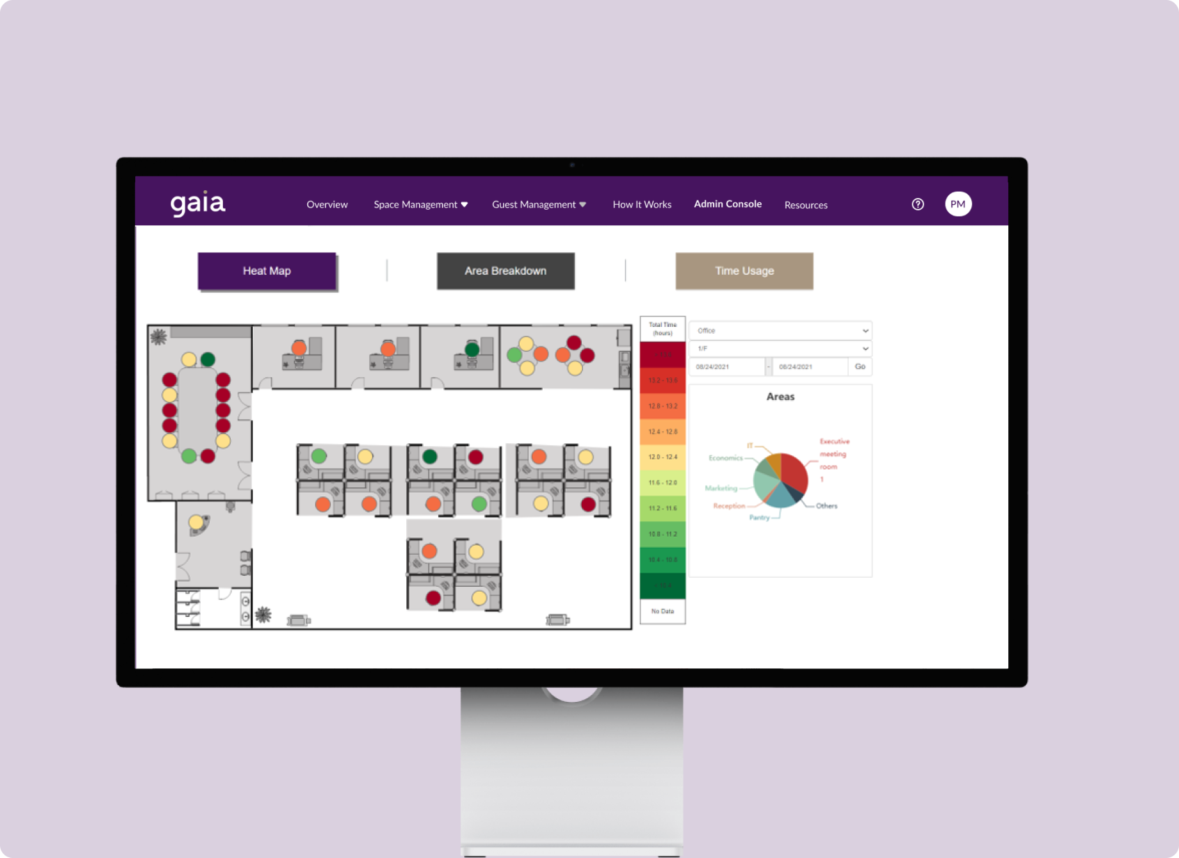 Real-time synchronization for seamless workspace allocation.