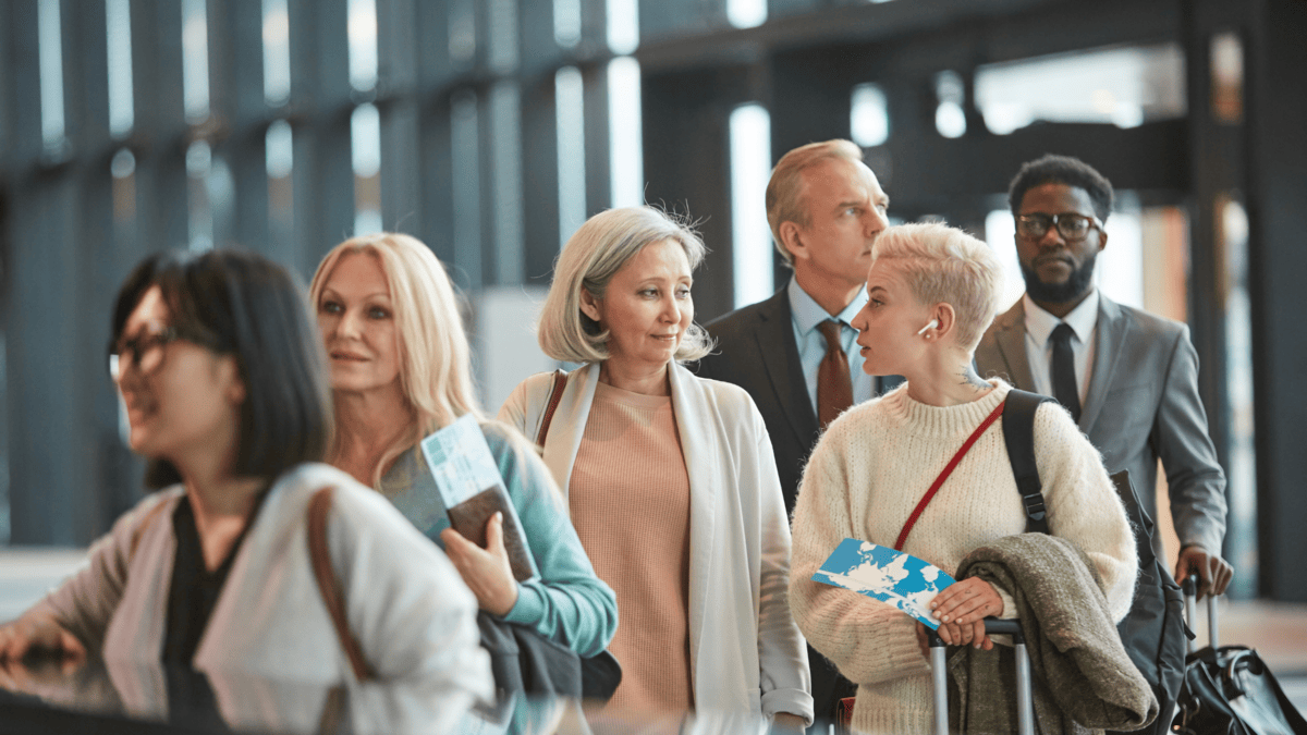 Real-time queue flow monitoring using computer vision for the Queue Management solution.